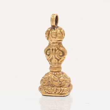 Seal/pendant 18K gold.