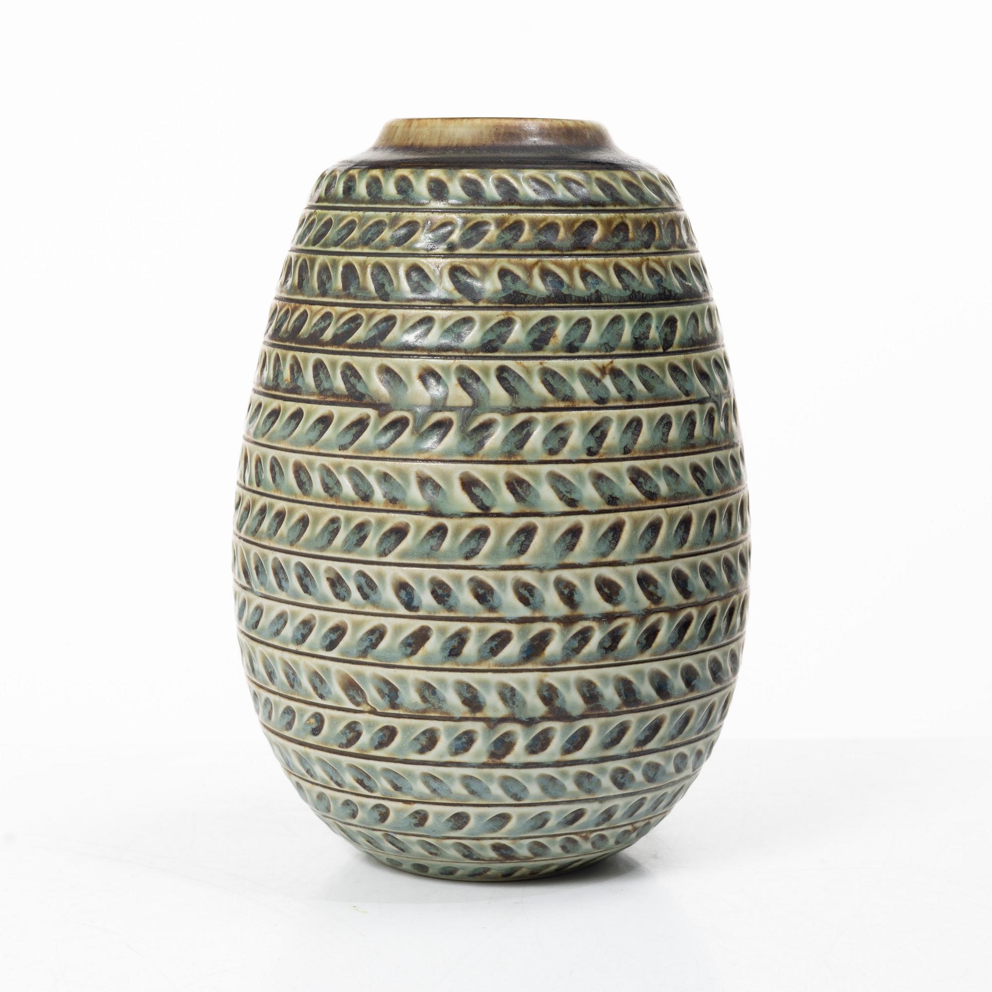 Gertrud Lönegren, vas, stengods, Rörstrand, 1930-tal.