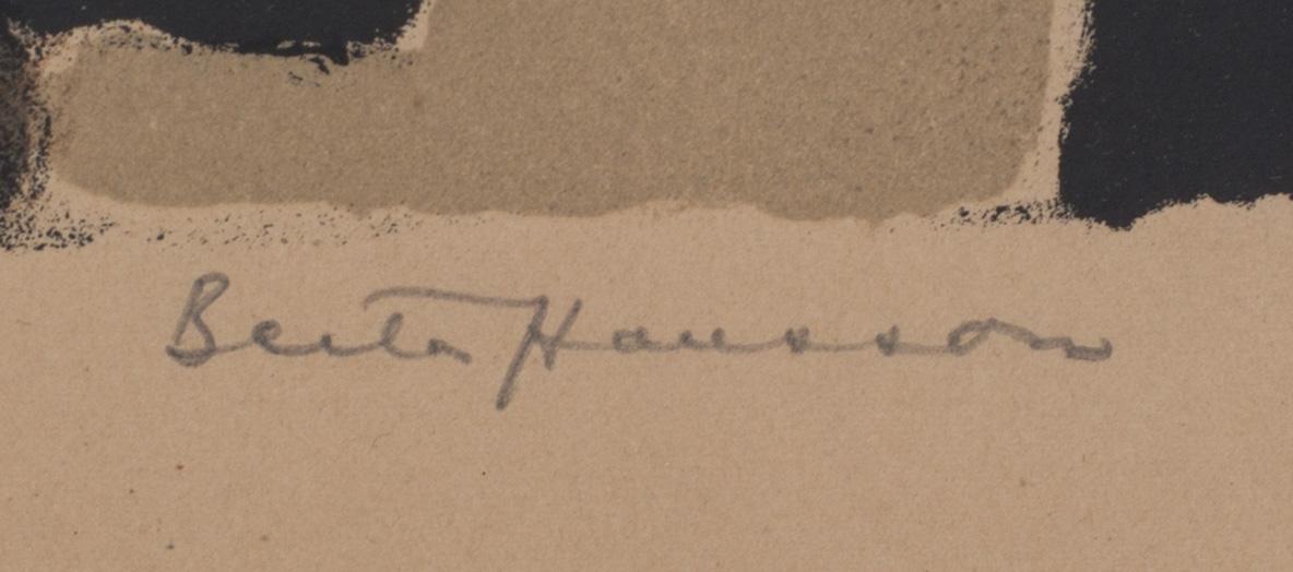 BERTA HANSSON, litografi, signerad och numrerad 28/260.