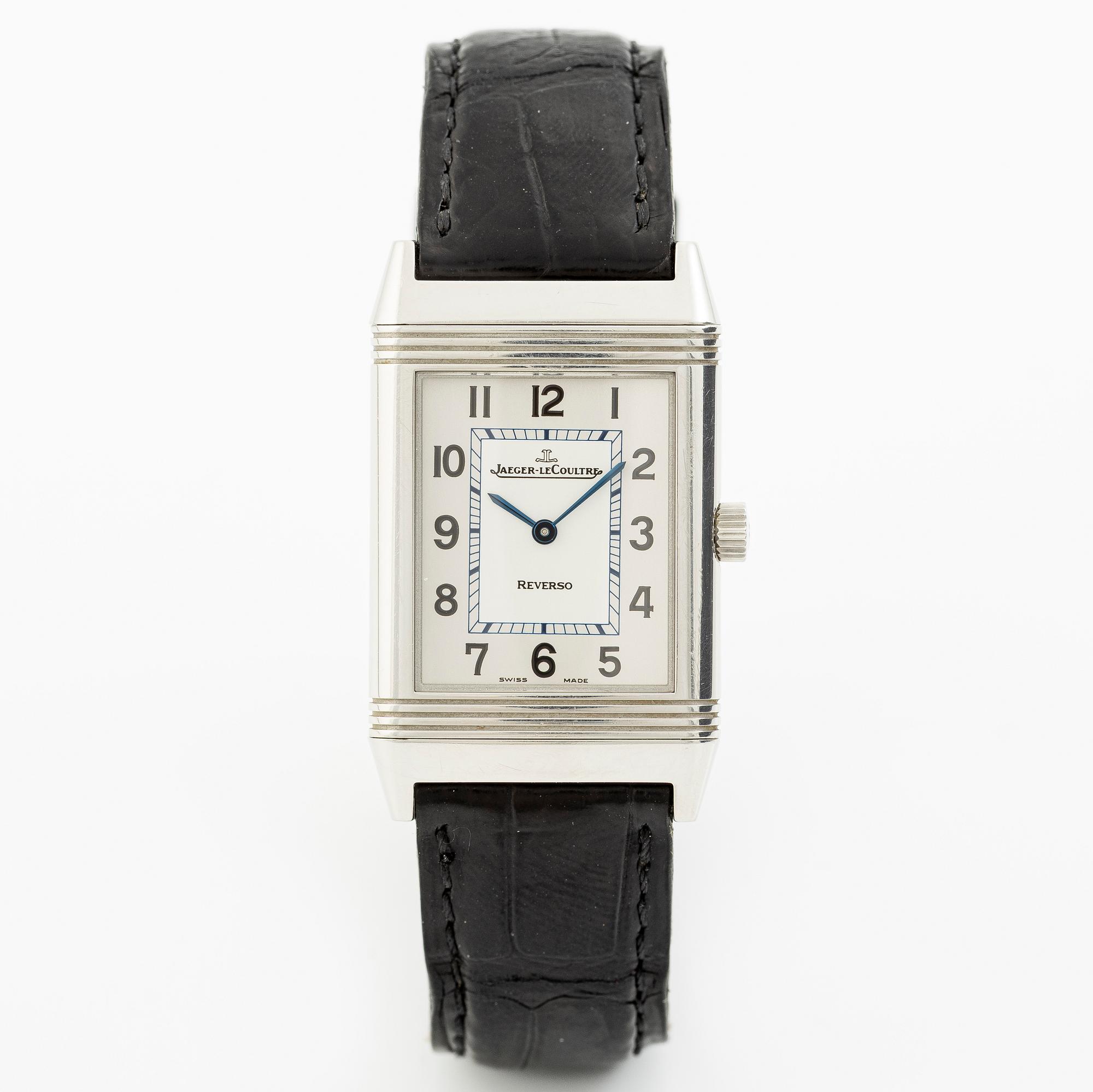 Jaeger-LeCoultre, Reverso Classique, wristwatch, 38.5 x 23.05 mm.