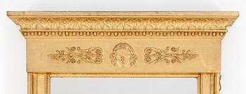 KONSOLBORD MED SPEGEL, av Peter Schmuckert (1765-1841), Mannheim, omkring 1820.