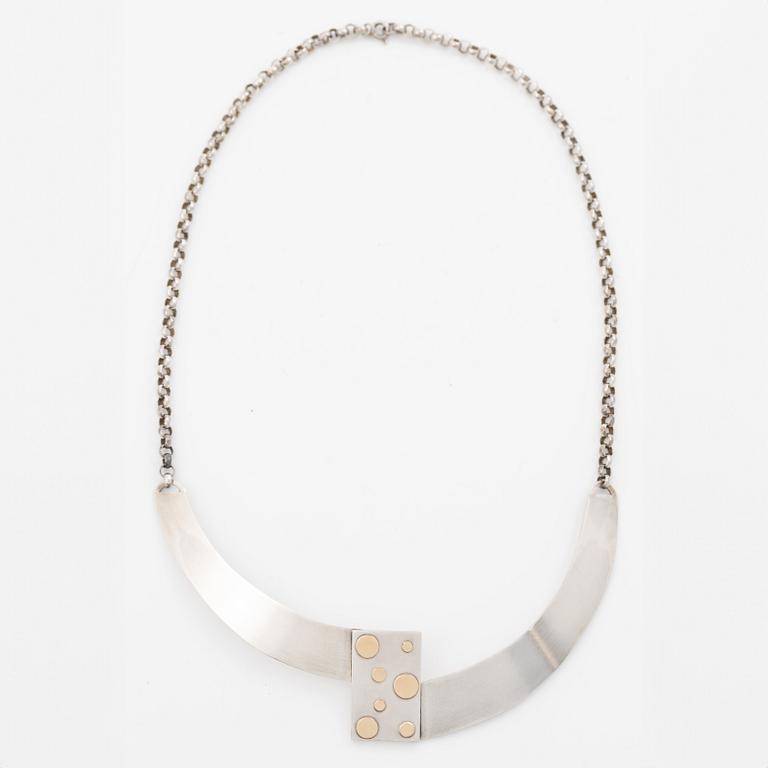 Claes Liljeroth, necklace, sterling silver, Malmö 1994.