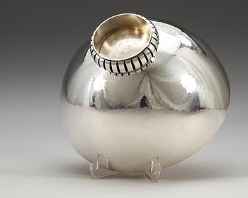 A Carl M Cohr sterling bowl, Denmark, probably 1930's.