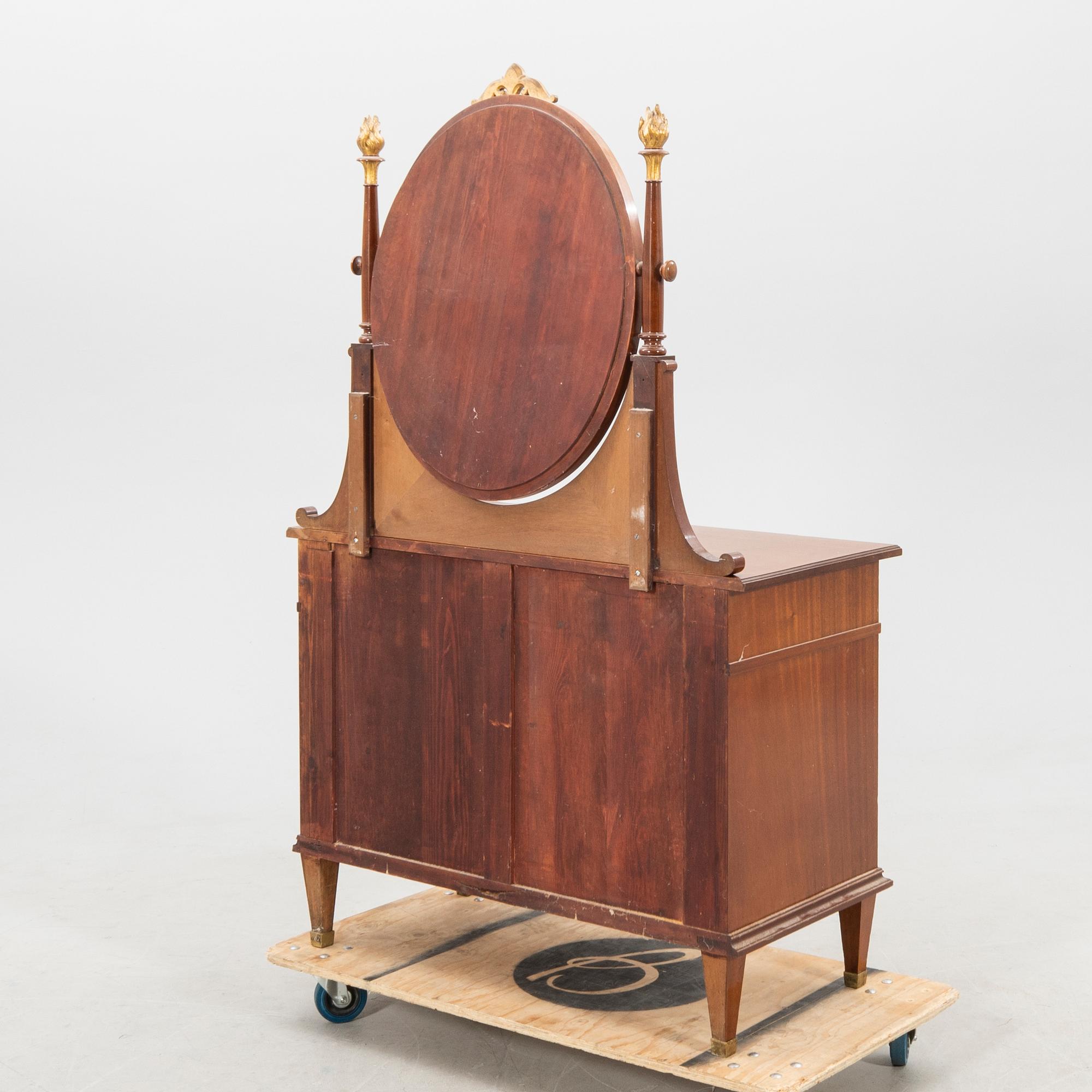 Mirror dresser from CF Jonsson's furniture factory, early 20th century.