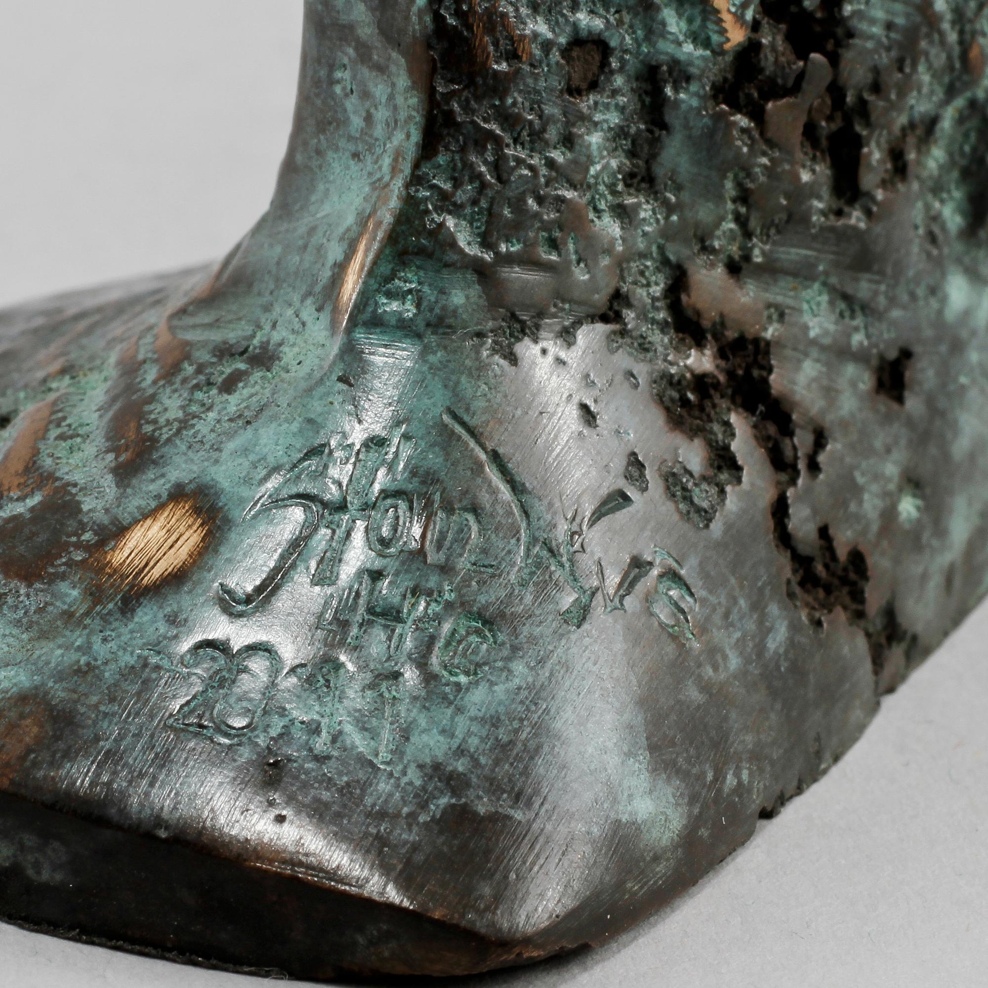 STAN WYS, skulptur, brons, signerad och daterad 2011.