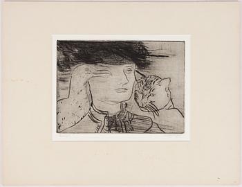 Hans Wigert, Fågel, katt och man.