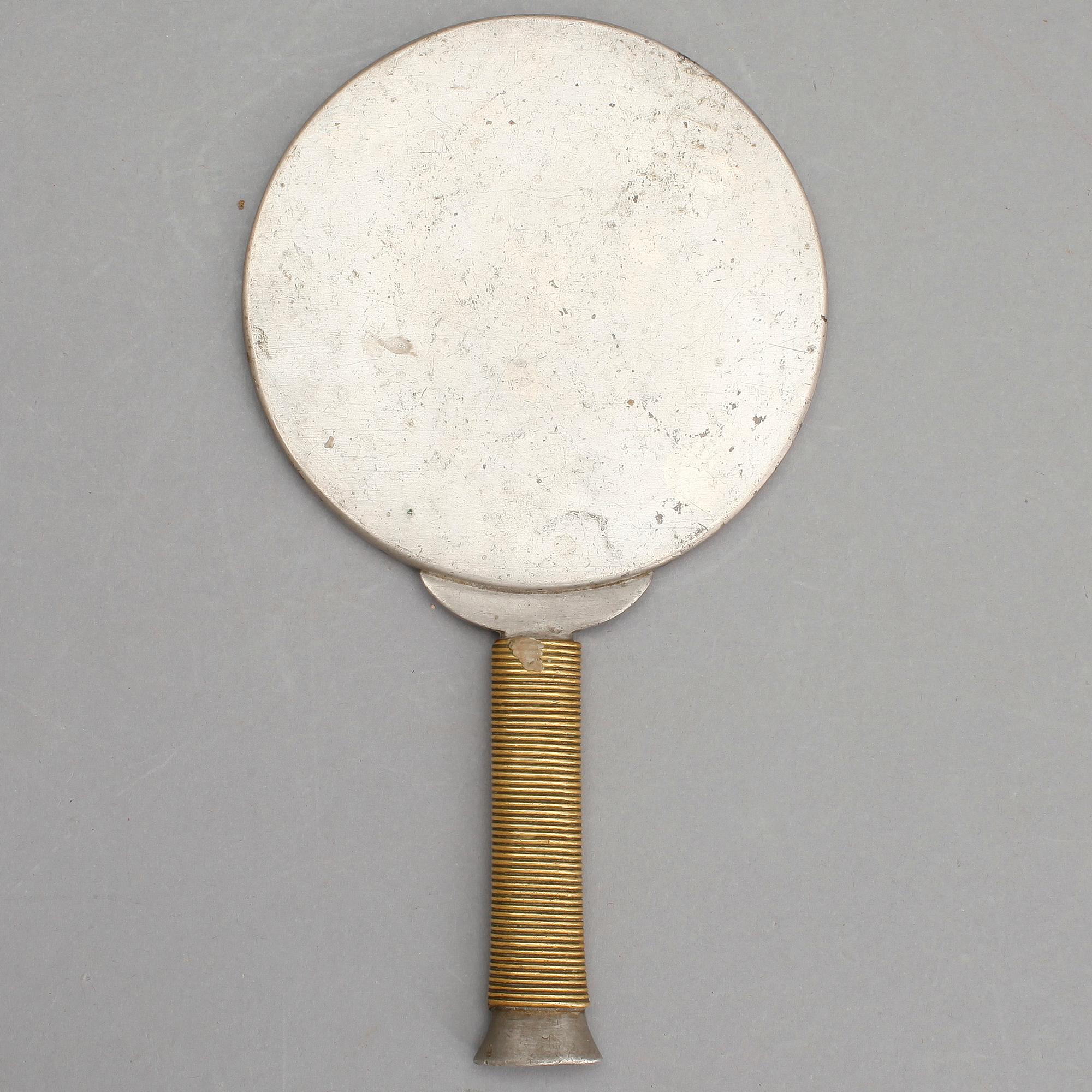 HANDSPEGEL, tenn, komponerad av Estrid Erikson och Björn Trägårdh, Firma Svenskt Tenn, 1900-tal.