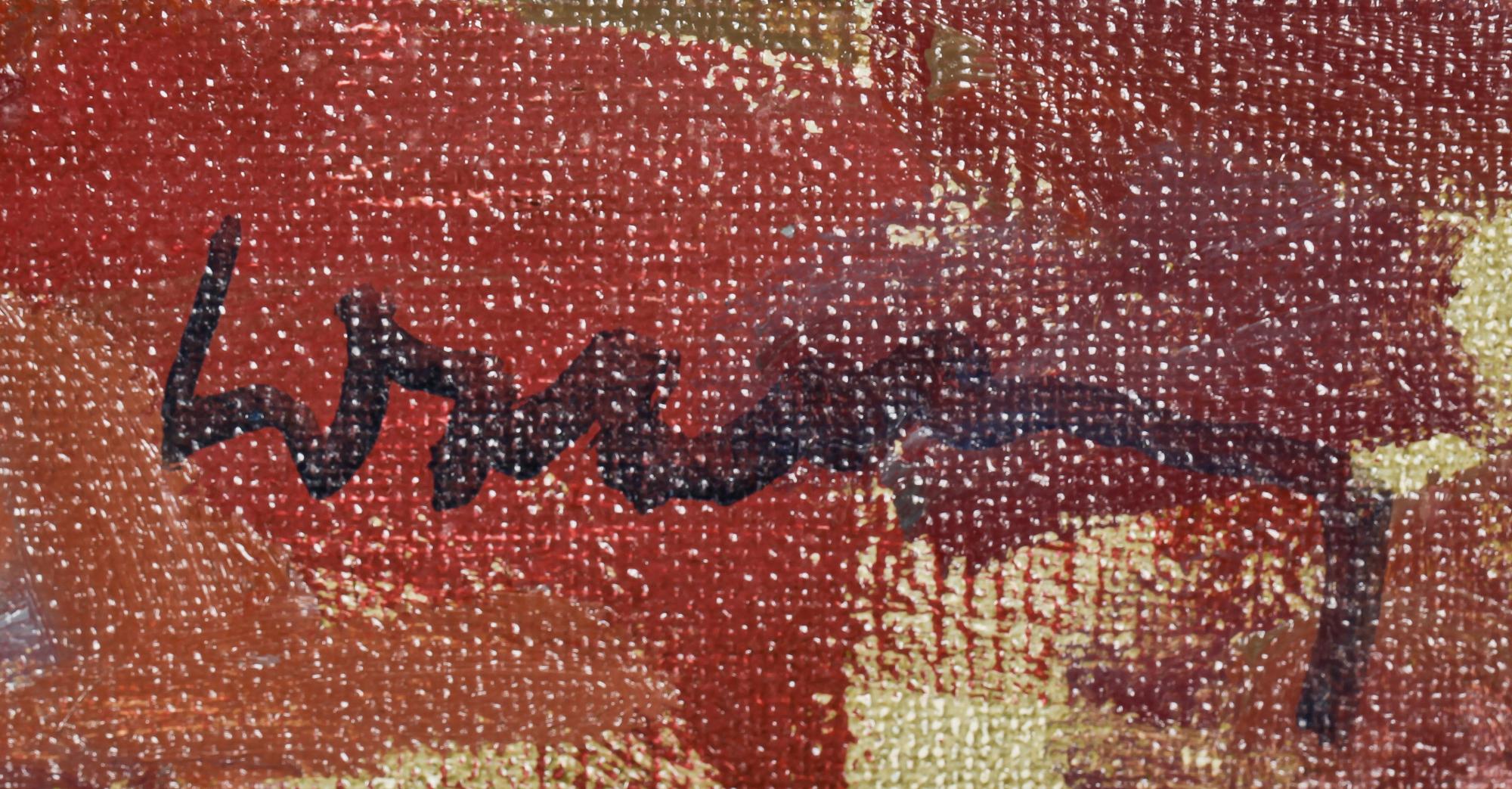 BERTIL WAHLBERG, olja på duk, signerad.