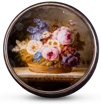 36. Mélanie De Comolera, A BOX WITH MINIATURE PAINTING.