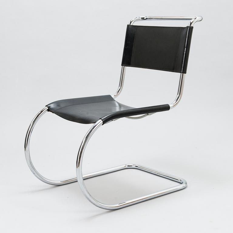 LUDWIG MIES VAN DER ROHE, A 1960s "MR-10" chair for Thonet.