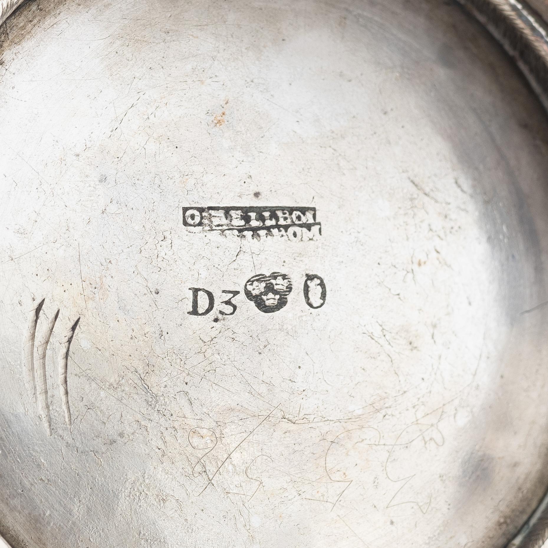 A Swedish early 19th century parcel-gilt silver beaker, mark of Olof Hellbom, Stockholm 1810.