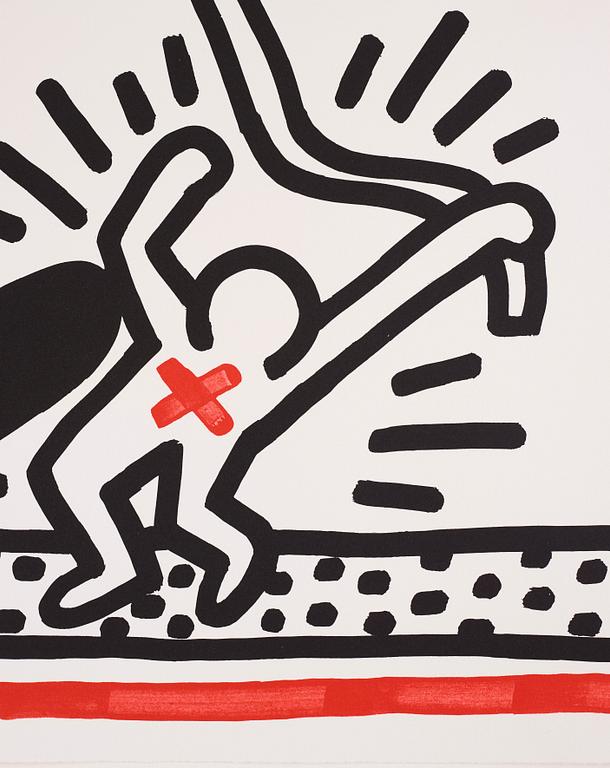 Keith Haring, "Untitled 2", from: "Free South Africa".