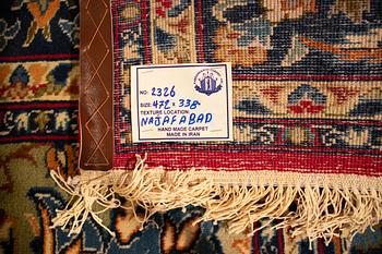 A CARPET, Najafabad, Signerad Enteshari, ca 470 x 338 cm.