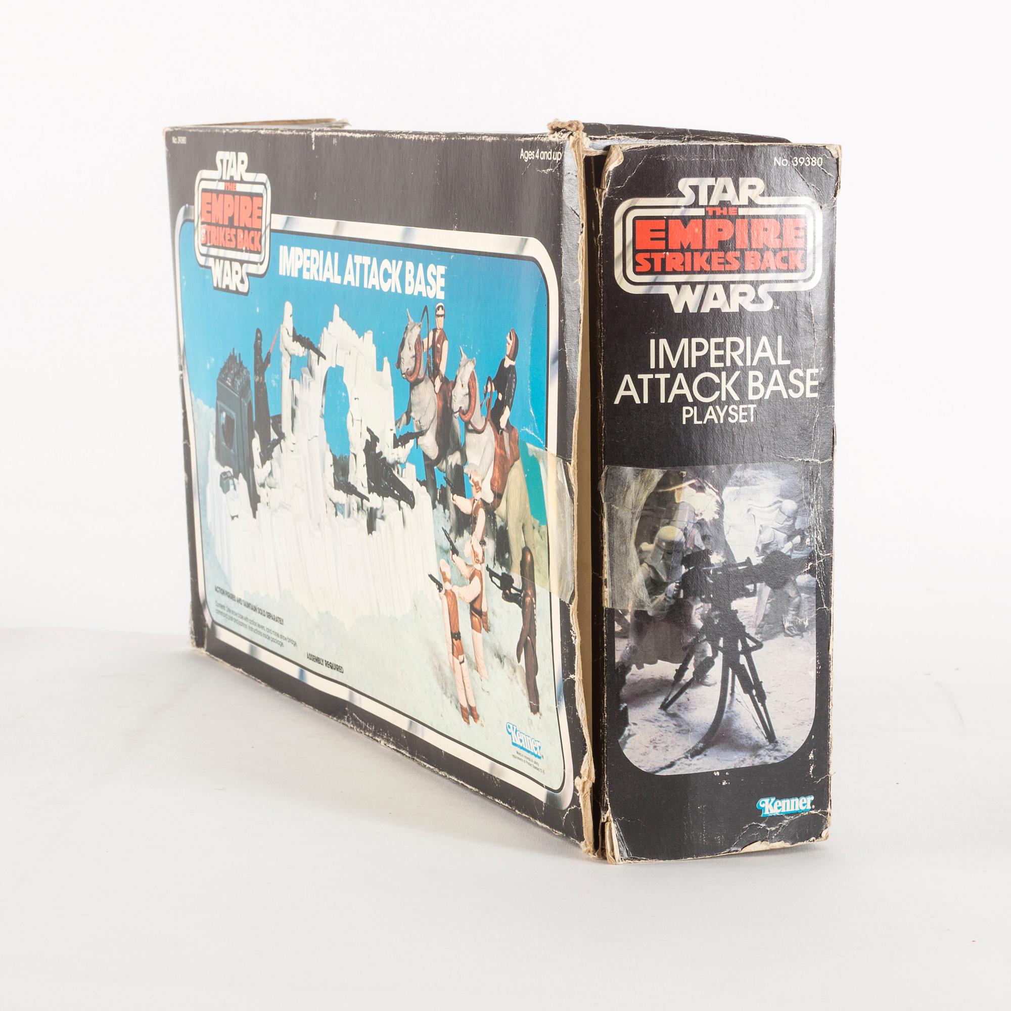STAR WARS, Imperial attack base, Tauntaun samt Turret and probot playset, Empire Strikes Back, Kenner 1980-tal.