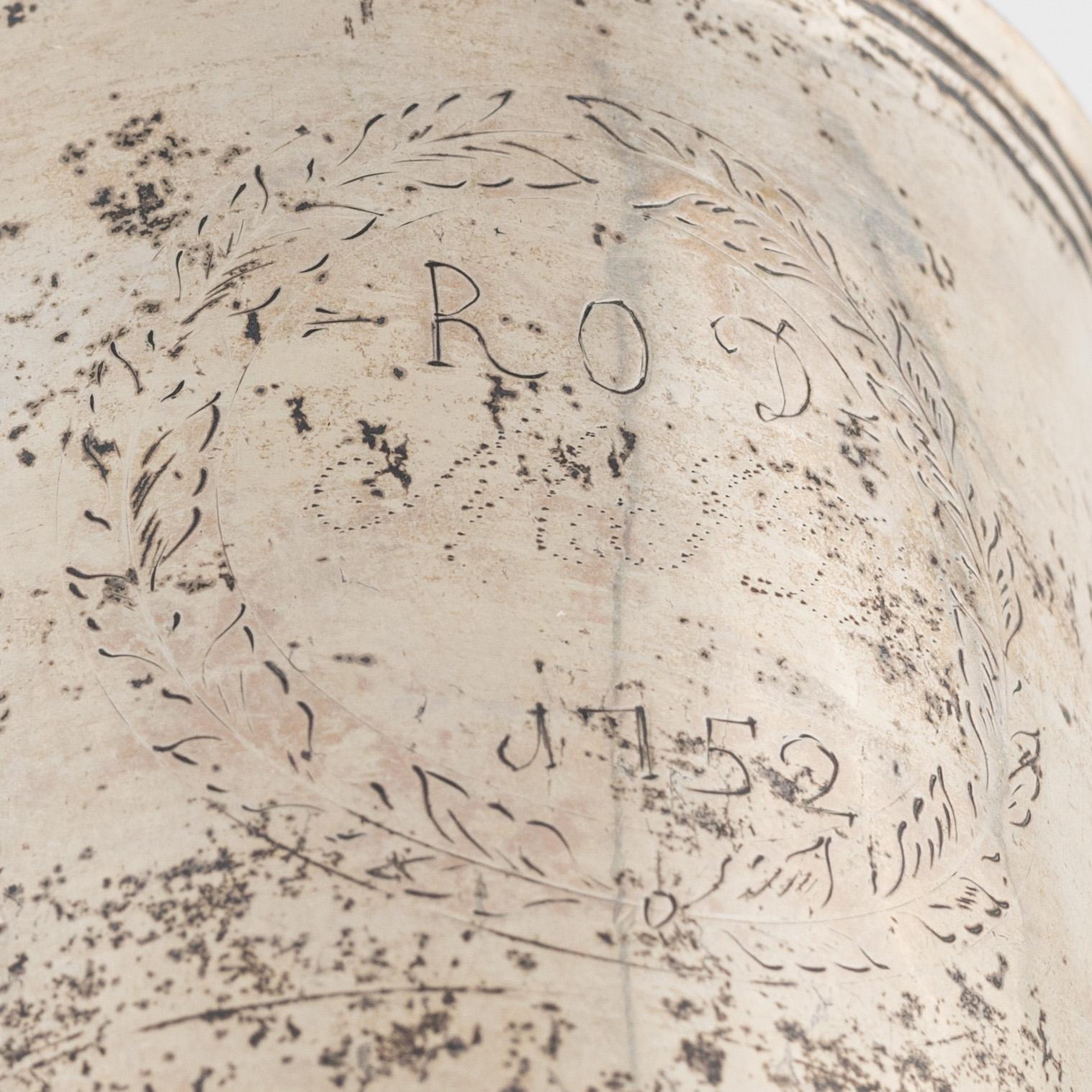 An 18th Century Silver Beaker.