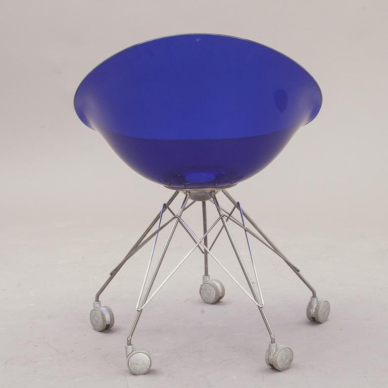 SKRIVBORDSSTOL, "Eros", Philippe Starck för Kartell, märkt.