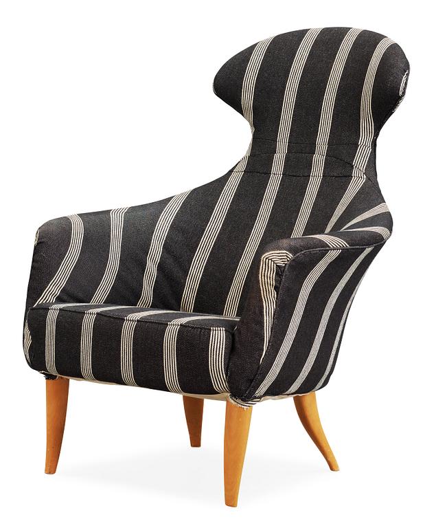 A Kerstin Hörlin Holmquist 'Stora Eva' armchair, Paradise group, Triva-series, Nordiska Kompaniet, 1950-60's.