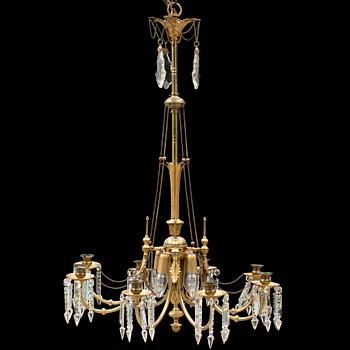 Ljuskrona, sent 1800-tal.