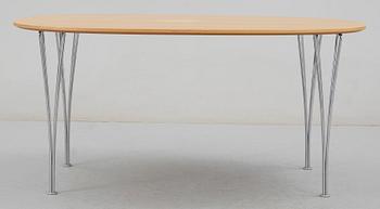 MATBORD."Superelips". Design Bruno Mathsson & Piet Hein, för Fritz Hansen, MIAB, Sverige på licens, 1991.