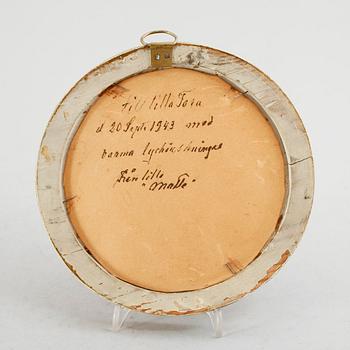 FANNY HJELM, olja på papp, monogramsignerad.