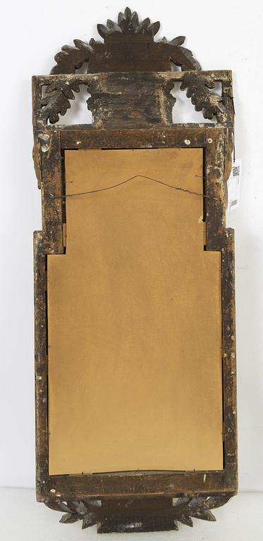 A Gustavian mirror, late 18th Century.