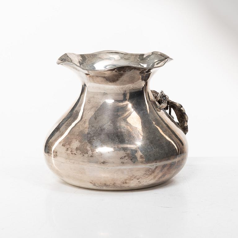 Vase, silver, 20th century.