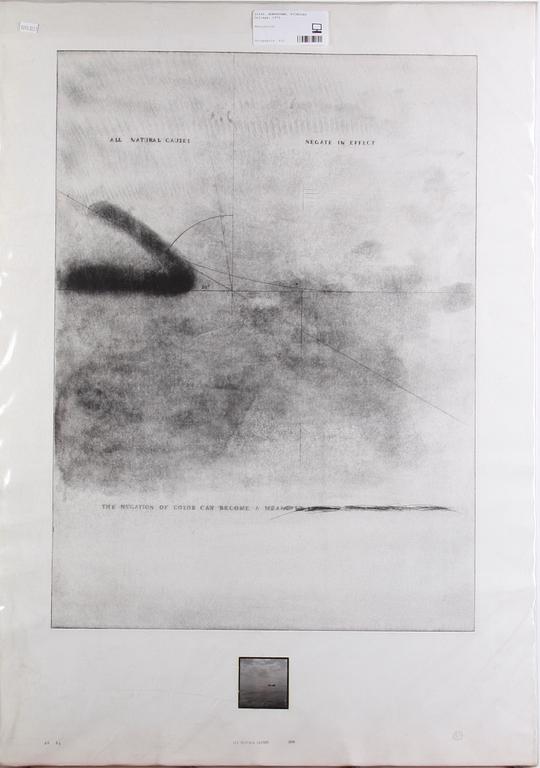 HONDROGEN, NICHOLAS. Collage, 1976.