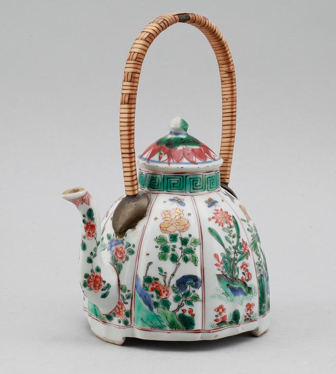 TEKANNA, porslin, Kina, Kangxi 1662-1722.