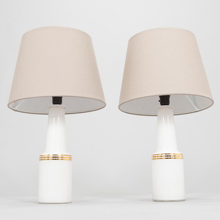 A pair 1970s table lamps for Fagerhult  Belysning.