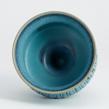 A Wilhelm Kåge 'Farsta spirea' stoneware vase, Gustavsberg studio 1957.