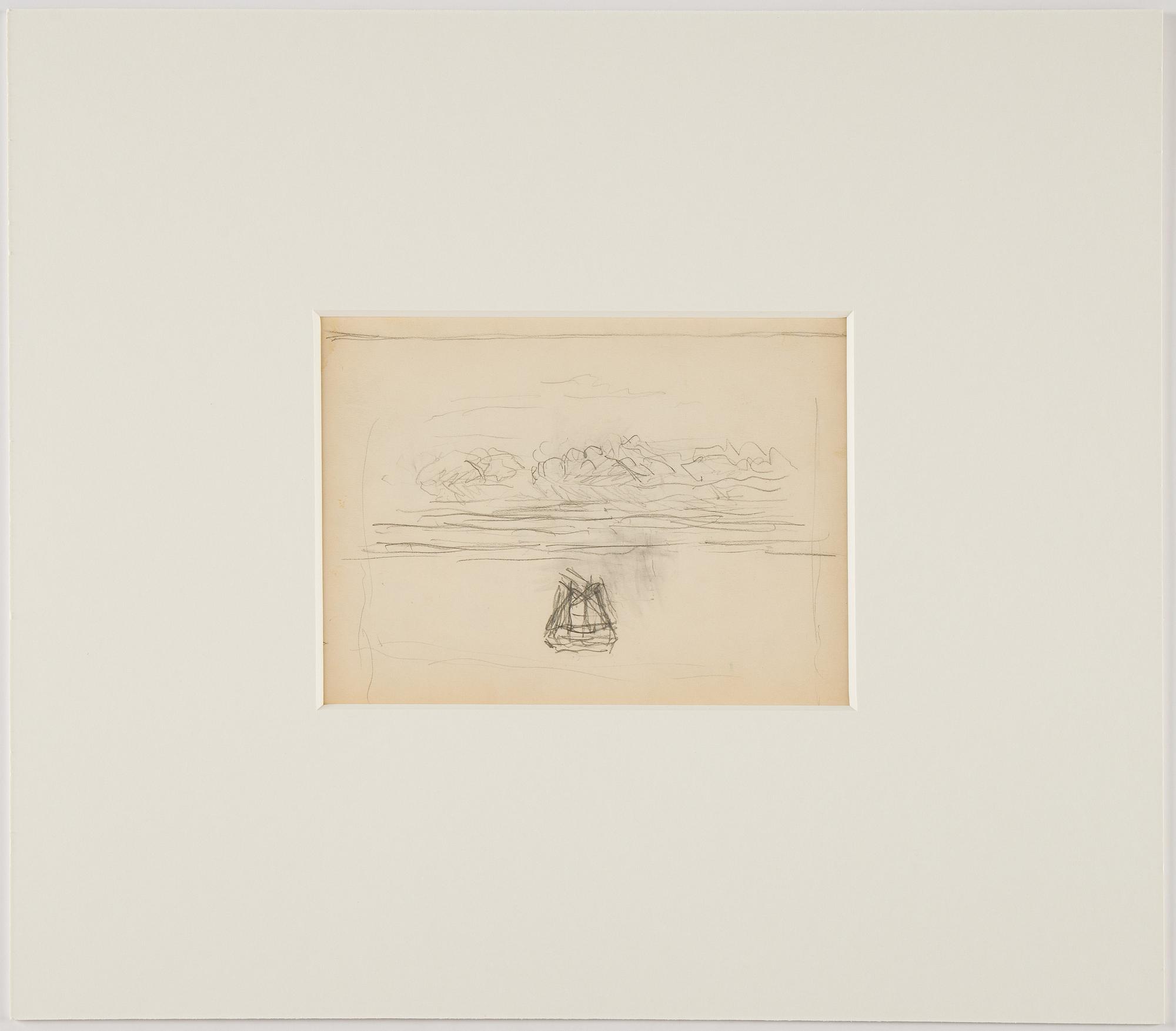 Carl Kylberg, pencil drawing.