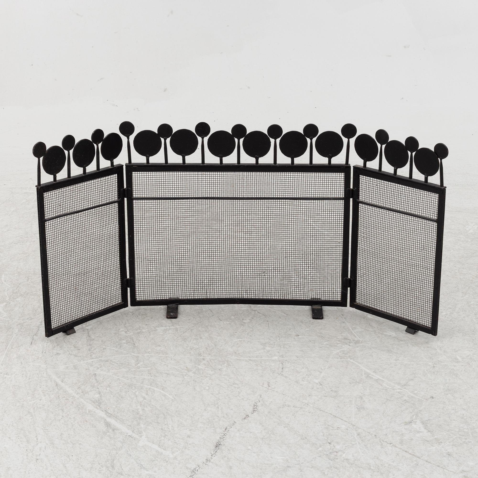 Bertil Vallien, spark guard, Boda Smide, late 20th century.