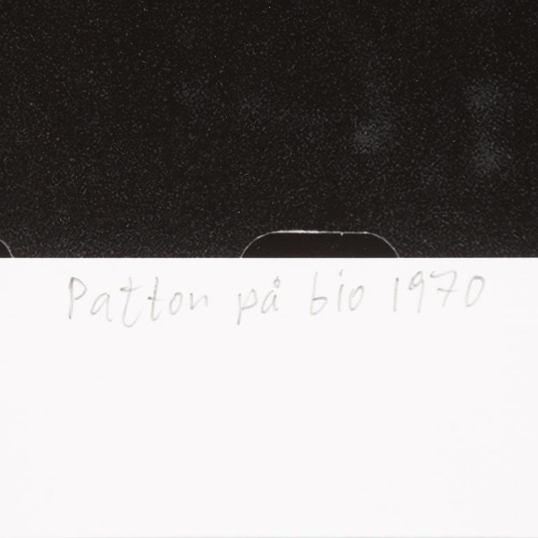 Carl Johan De Geer, “Patton på bio 1970".