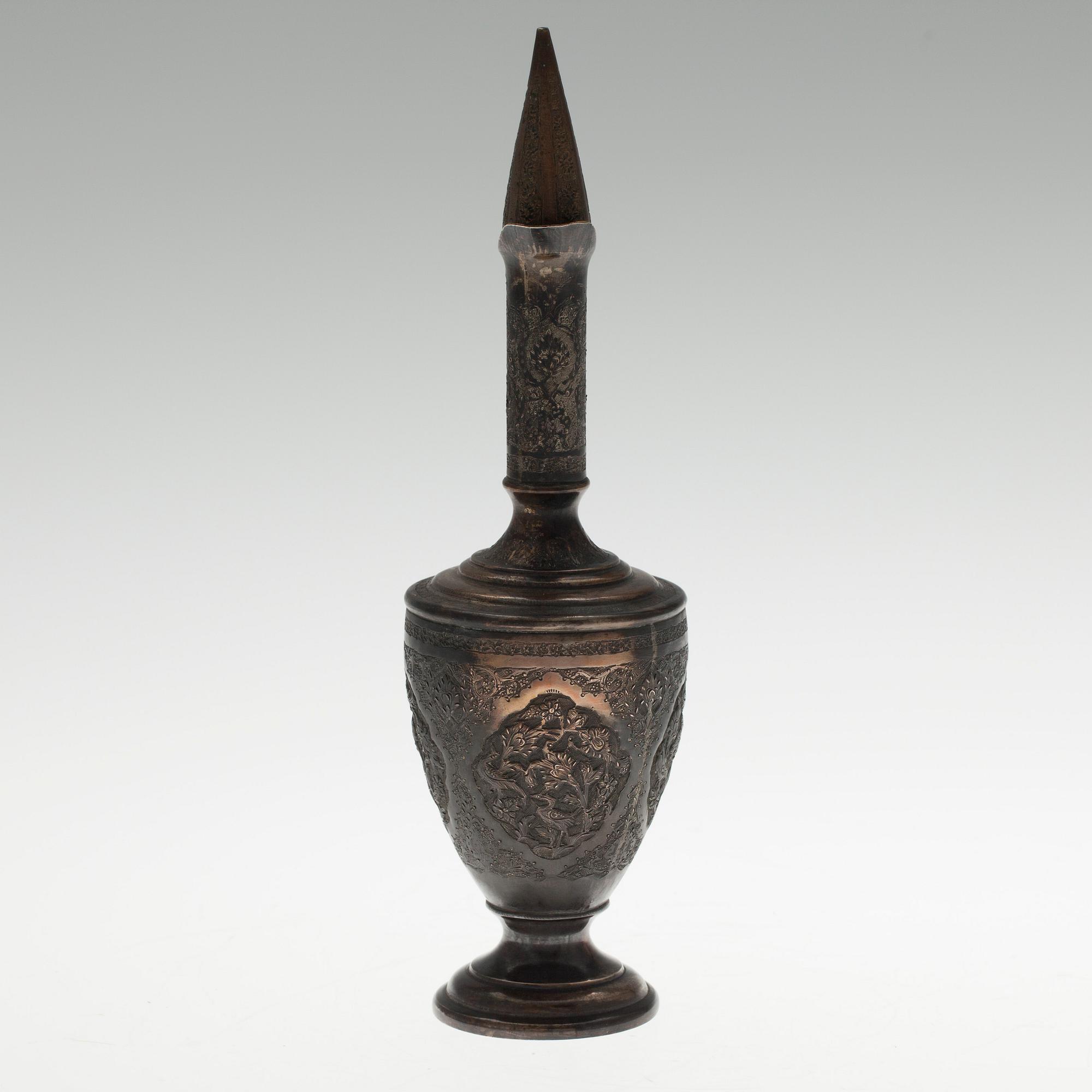 KANNA, underhaltigt silver, Persien omkring  1900-talets mitt.