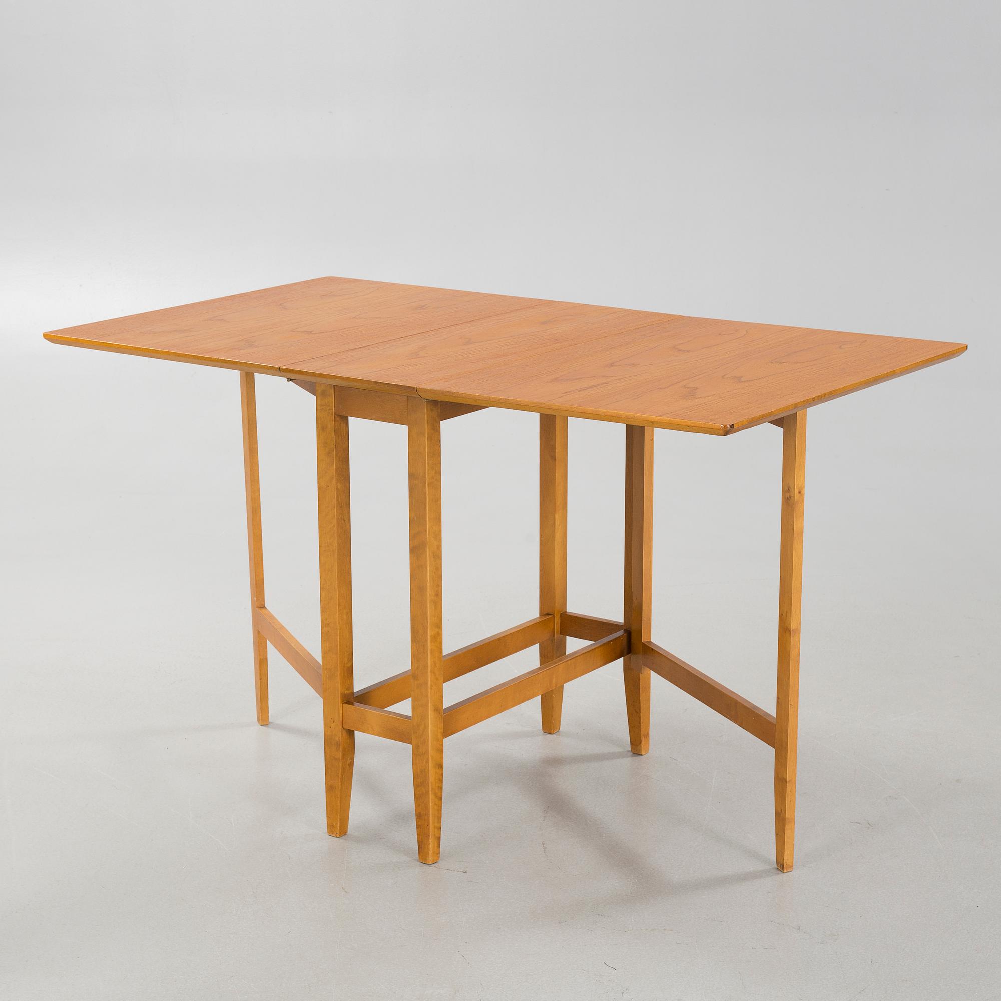 A gate-legged table by Edsbyverken in 1959.