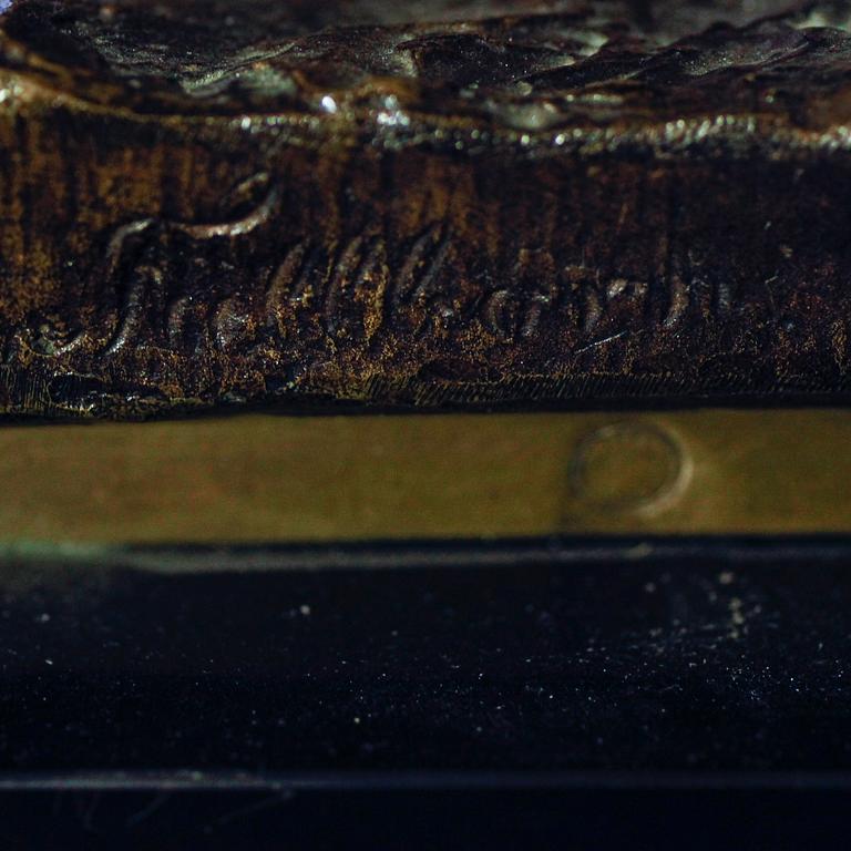 A bronze sculpture signed by Füllborn, second half of the 20th century.