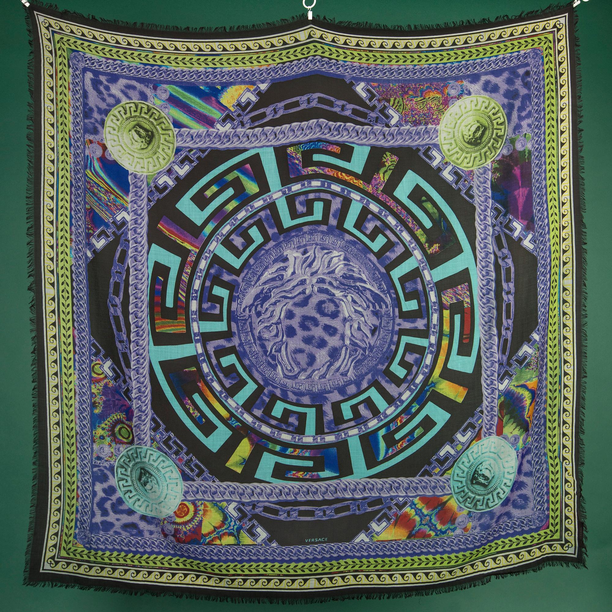 A shawl by VERSACE.