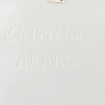 BIRGER KAIPIAINEN, KERAMIKFAT, 6 ST. Blomma. Sign. Kaipiainen, Arabia.