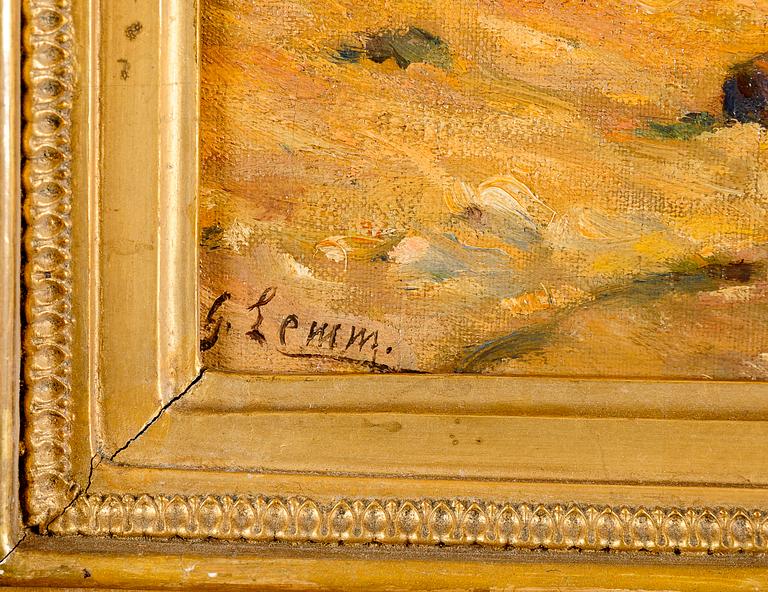 GEORG LEMM, olja på duk, sign.