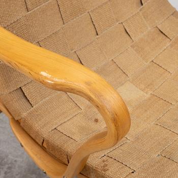 Bruno Mathsson, a pair of 'Eva', armchairs, Karl Mathsson, 1976.