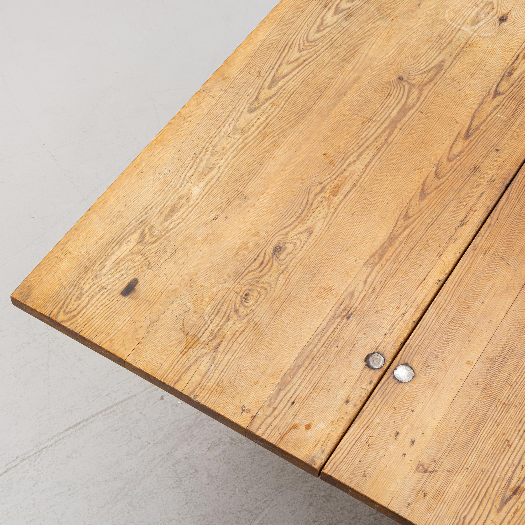 A 18th century gate-leg table.