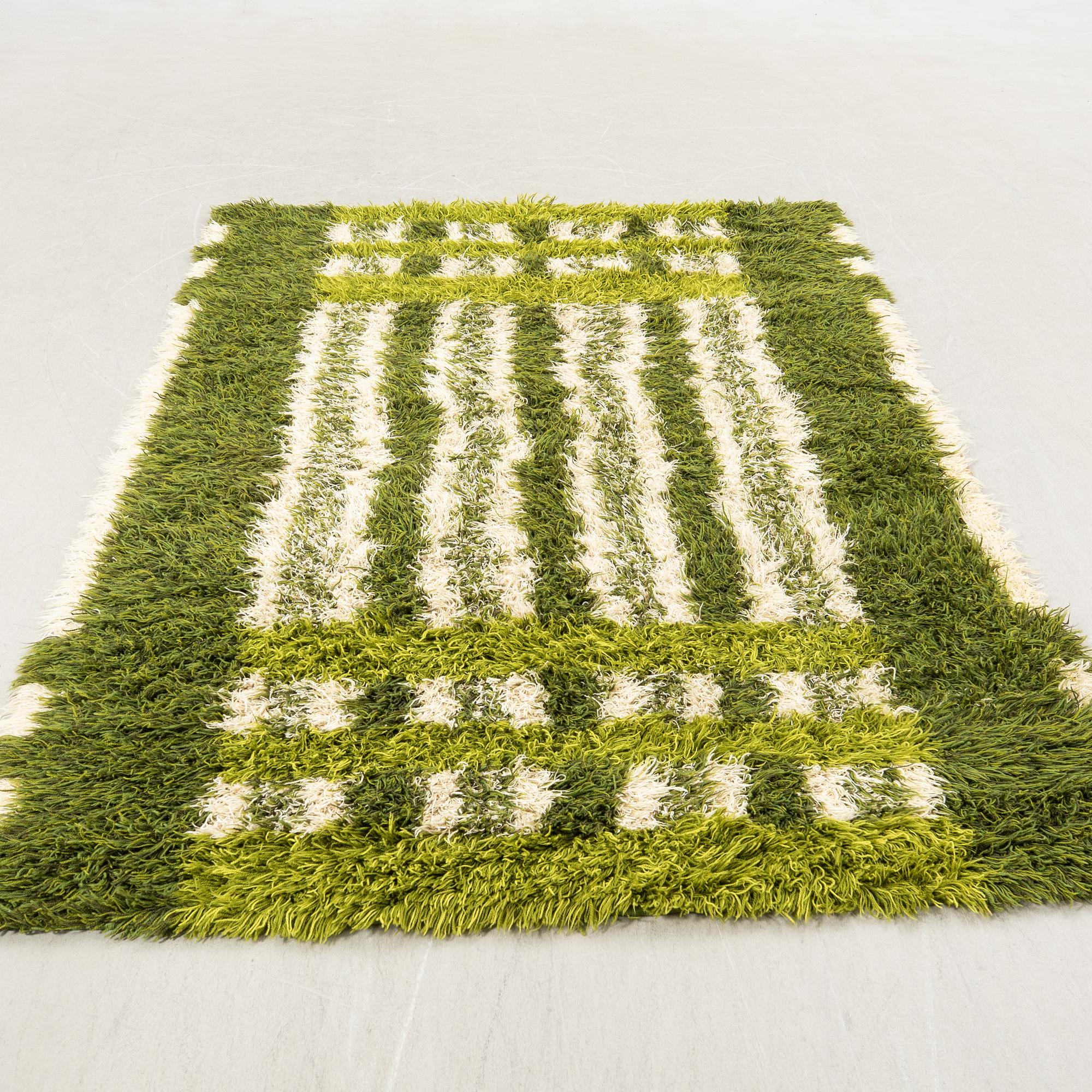 Rya rug "Estrad" Taberg machine-made, approx. 238x164 cm.