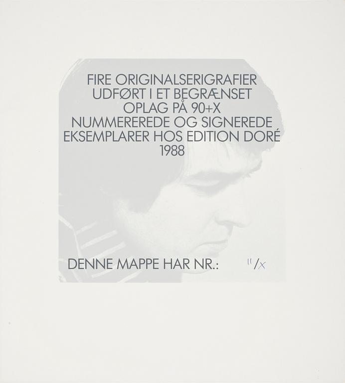 JO NIEMEYER, serigrafier, Edition Dore. sign, II/X, 1988.