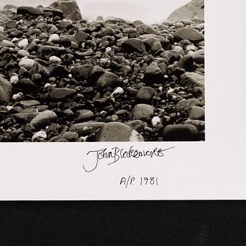 JOHN BLAKEMORE, "Rocks and Tide", 1977.