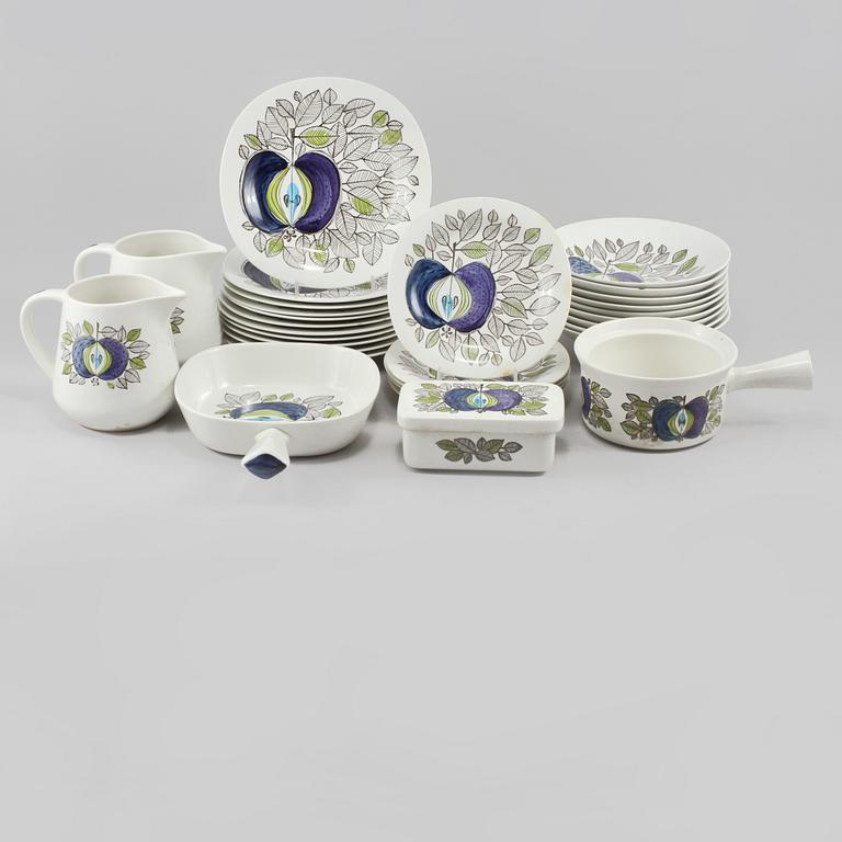 SERVIS, 30 delar, porslin, "Eden", Marianne Westman, Rörstrand, omkring 1900-talets mitt.
