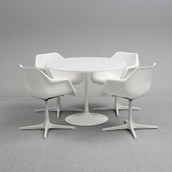 A 5 part dining suite by Robin Day for S. Hille & Co. Ltd., UK, 1960's.