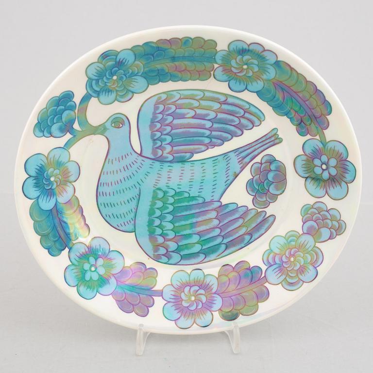 Birger Kaipiainen, fat, 2 st, keramik, bl.a. "Viola", Arabia, Finland.