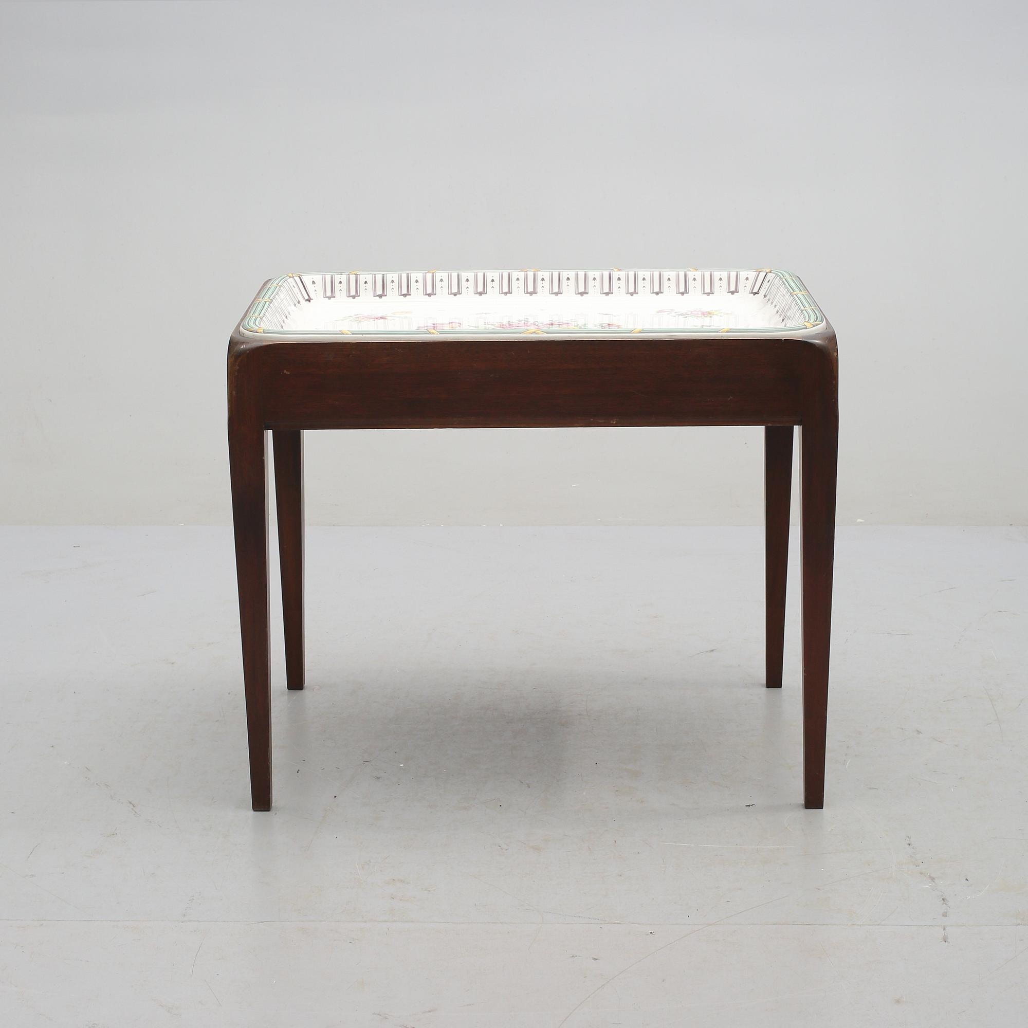 BRICKBORD, Rörstrand, monogramsignerad  S.A samr daterat 1925.