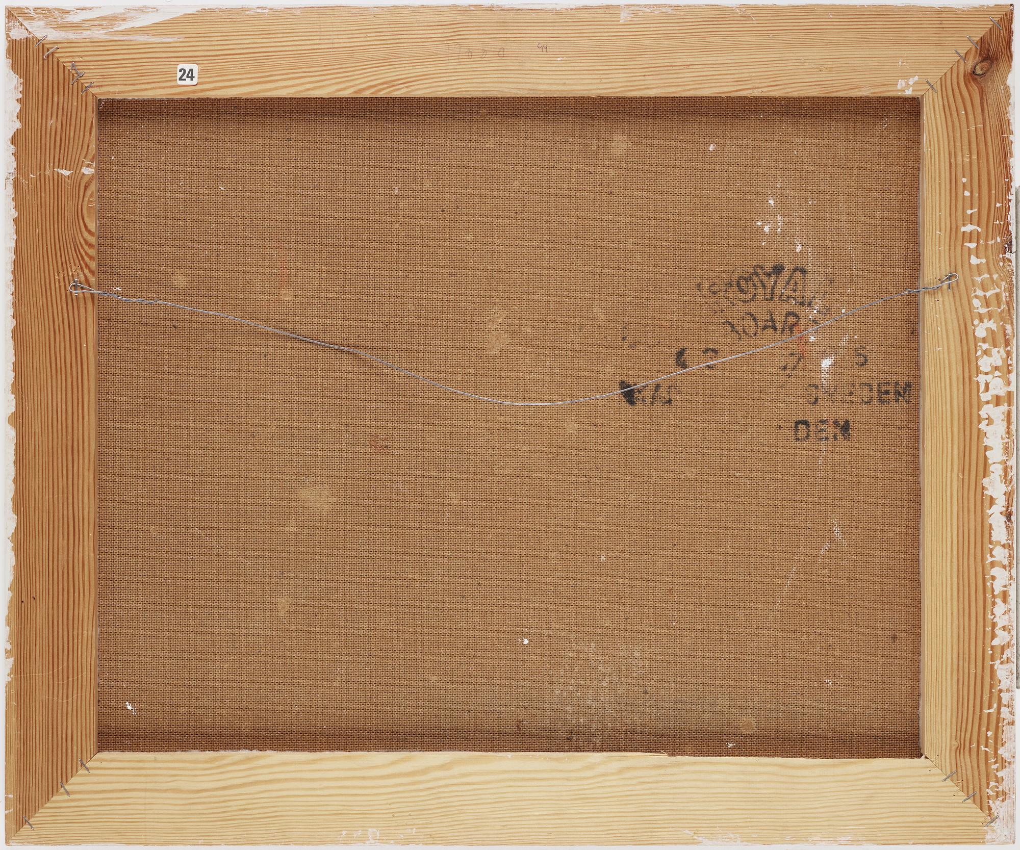 SVEN-ERIK JOHANSSON, oil on panel. Signed and dated 1994.