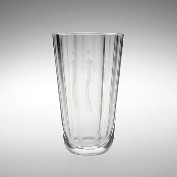 VAS, glas, Vicke Lindstrand, Orrefors.